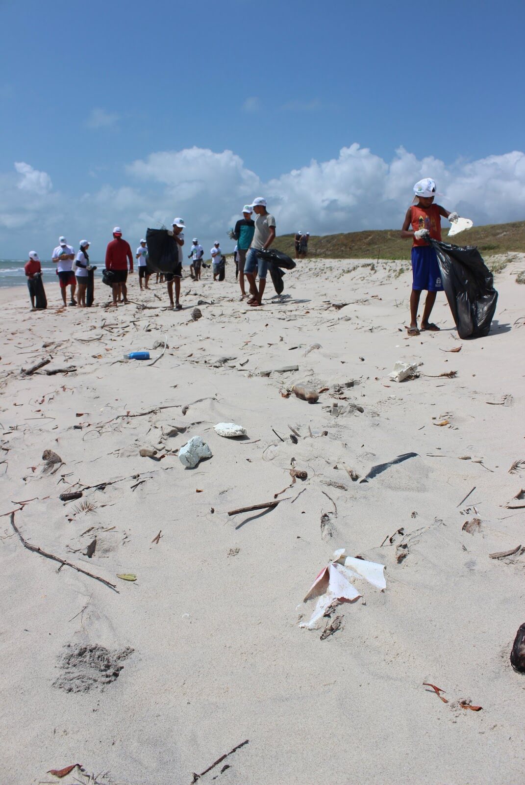 Imagem 13 de Barra de Mamanguape tem Dia de Limpeza de Praia